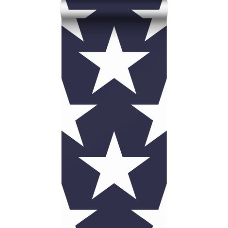 papier peint étoiles bleu marine - Sanders & Sanders (1/4)