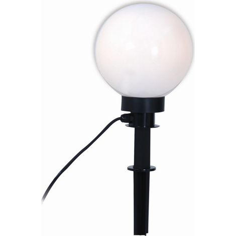 Naeve BALL Piquet d'extérieur blanc 20 cm 1 x E27 IP44 (1/5)