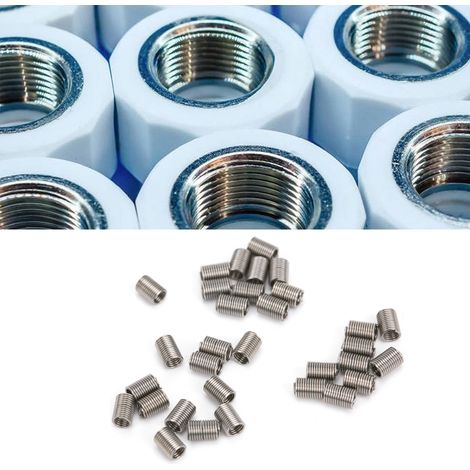 100 inserts filetés en acier M2.50.45, manchons de protection pour filetage, réparation de filetage 3D (1/5)