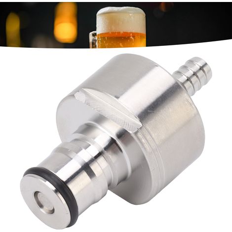 2/Vente de bouchon en acier inoxydable carbonisé, carbonatation forcée, bouteille PET remplie de bière gazeuse, raccord de bouteille en acier inoxydable (1/5)