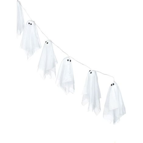 Guirlande fantômes lumineux Halloween 150 cm (1/5)