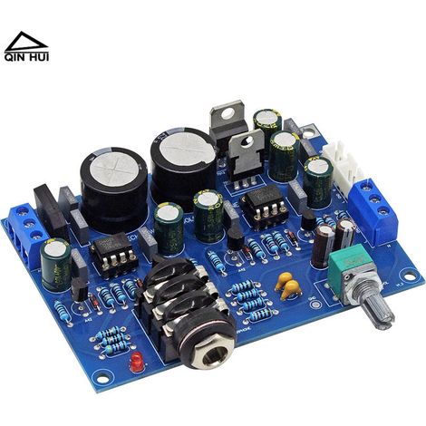 Carte d'amplificateur de casque haute fidélité de qualité HiFi avec double alimentation (12-18V) et kit d'amplificateur de casque SOLO.