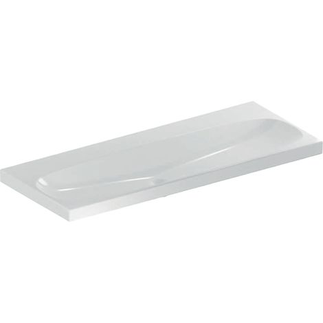 Lavabo Geberit Acanto, sin agujero para grifo, sin rebosadero,