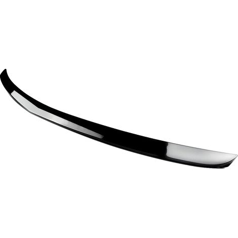 Spoiler trasero, diseño aerodinámico, fácil instalación, negro brillante. (1/2)
