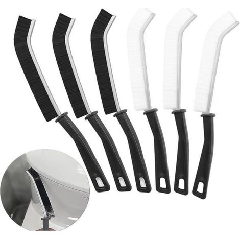 6 Pièces Brosse De Nettoyage Des Interstices, Brosse Joint Carrelage Brosse, Multifonction Brosse Nettoyage Avec Poignée Pour Porte (1/4)