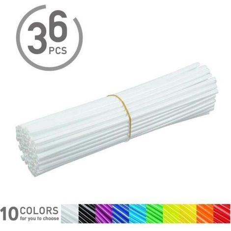 36 Pcs Moto Motocross Pit Dirt vélo roue rayons couvre Motocross Dirt vélo roue jante garde protecteur couverture (1/3)