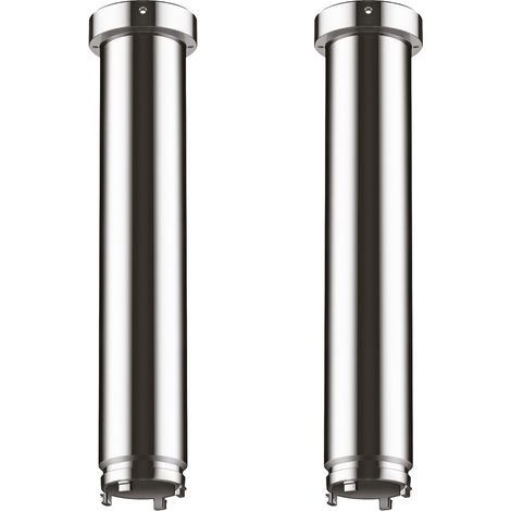 AXOR ShowerSolutions Verlängerung Set 230 mm für Deckenbefestigung ShowerHeaven 1200/300 4jet, Edelstahl Optic (1/2)