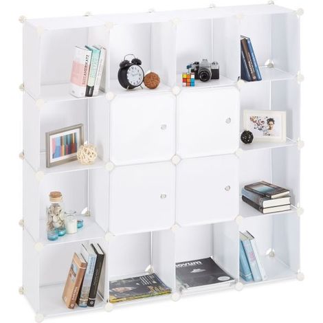 Ripiano in plastica senza viti con 16 scomparti (1/5)