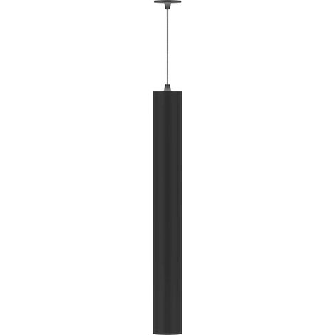 Atmos GU10 XL Lampada a Sospensione Tubolare Nero Opaco, Installazione Superficie o Incasso, Design Regolabile - Beneito & Faure