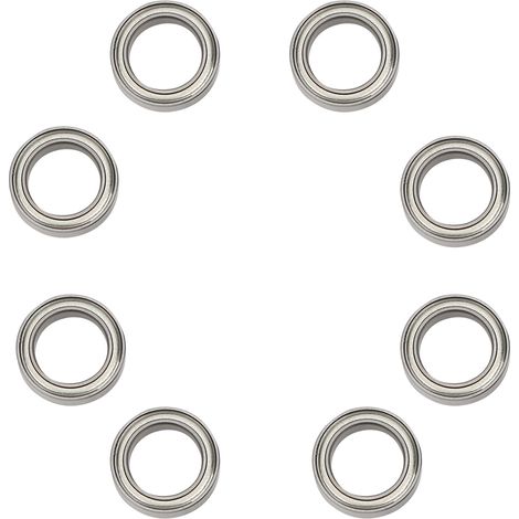 Stück 10x15x4mm Kugellager passend für HPI WR8 B021 ST / MT RC-Car Ersatzteile Zubehör Silber B030 (1/5)