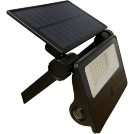 Foco Led Con Panel Solar 15w 6500k Ip54 Silver 174016