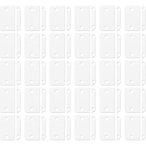 30pcs Adhésifs Remplacement pour Capteur Contact d'Alarme(2e Génération), Tampon Adhésif Capteur Contact Porte Prédécoupés Double Face pour Systèmes d'Alarme Porte/Fenêtre (1/5)