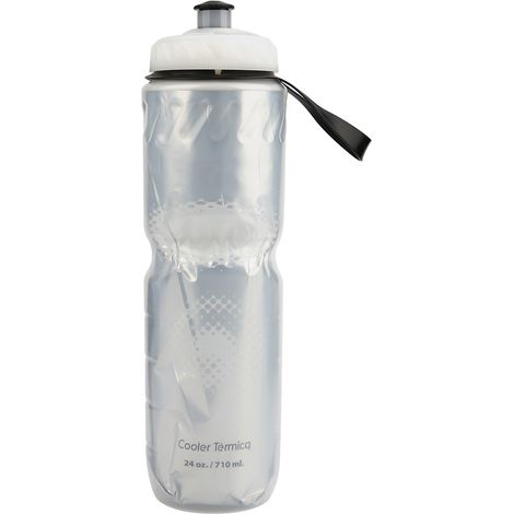 Bouteille Sport Isotherme Double Paroi 710ml, Garde Boissons Chaudes/Froides (Argent) (1/5)