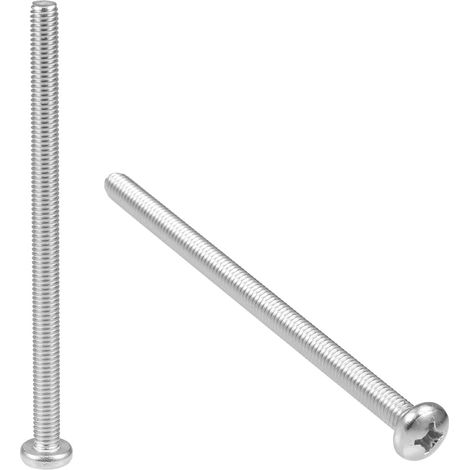 M6x100mm Vis en métal vis tête Cruciforme boulons fixation 5Pcs (1/5)