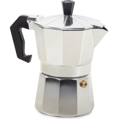 Cafetière italienne en aluminium, 150 ml, cafetière 3 tasses, cafetière italienne (1/5)