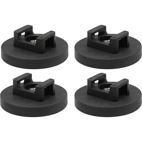 Juego de 4 bridas magnéticas para cables, organizador de cables de 43 mm, soporte magnético para cables, clips magnéticos, para coche, oficina y hogar. (1/5)