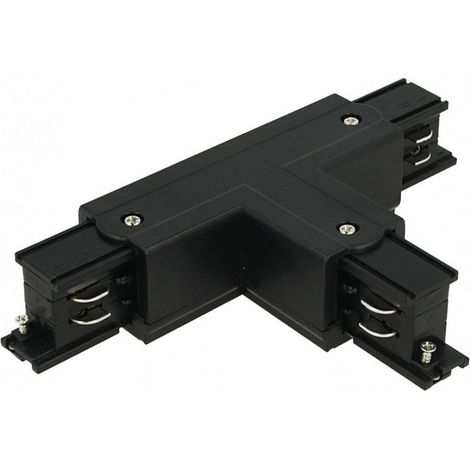 Connettore Giunto Forma T Sinistro Colore Nero Per Barra Sistema Binario Trifase CB40201 CB40202 CB40203