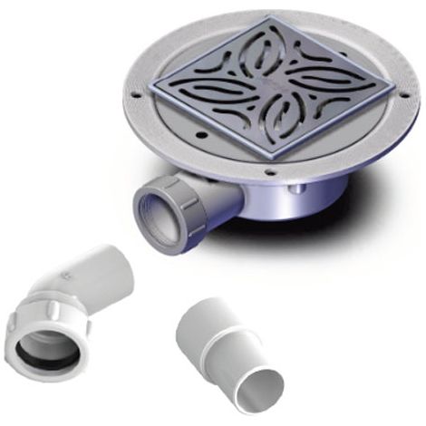 AKW Low Height Dry Waste with TF Tiled Floor Adaptor (1/3)