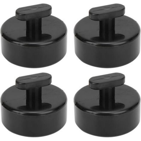 Rondelles de levage en caoutchouc noir, accessoire automobile adapté à la Corvette C5 C6, 4 pièces (1/4)