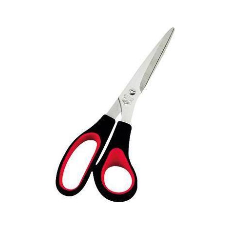 WEDO Schere 9768 21,0cm Edelstahl Softgriff schwarz/rot (1/2)