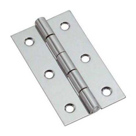 CERNIERA STRETTA 3323 VALTOCE - INOX PERNO FISSO MM 40X30X0,8- 24 pezzi