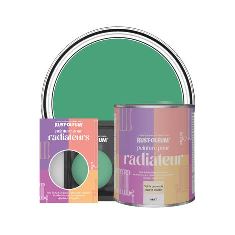Peinture pour Radiateur, Finition Mate - Émeraude (1/3)