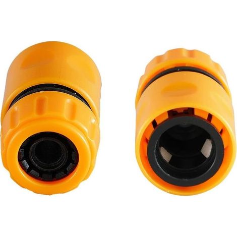 1/2 Inch Plastic Garden Water Hose Quick Connector with Aqua Water Tap Adapter Quick connector for Hose Pipe and garden water spray gun Fitting for Kitchen Gardening Car Washing Cleaning (1/5)