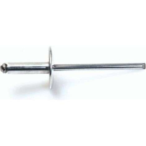 DEGOMETAL - 100 Rivets aveugles standards Alu/Acier Tête Large 4.8X14 - 103 248 141