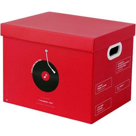 Organisateur cubique pliable pour placard, panier de rangement avec couvercle et poignées, boîte de rangement cubique pour la maison (1/5)