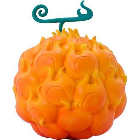 Abystyle ABYREP005 One Piece Replica Frutto Flame-Flame Mera Mera no Mi Resina scala 1:1 13 cm colore Arancione (1/2)