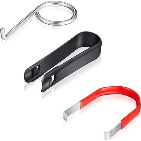 Outil Demontage pour Couvre-écrous, É crou de Roue Décapant du Couvercle du Capuchon de Boulon de Roue, Extracteur de Pincettes pour Couvre écrous, Voiture Couvre l'outil d'extraction, 3 Pièce (1/4)