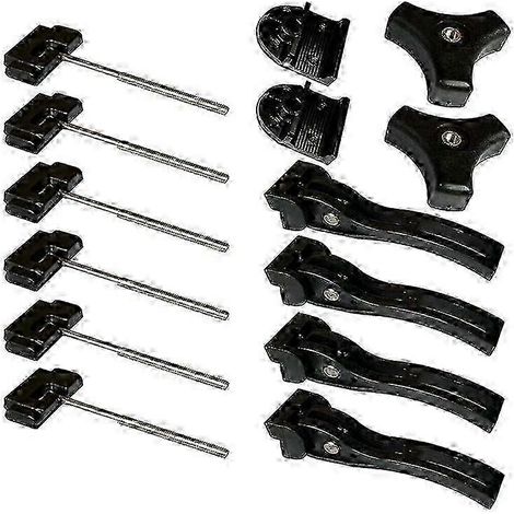 Kit de remplacement pour couvre-benne rigide à trois volets de pick-up avec composants de fixation, édition 0724 (1/5)