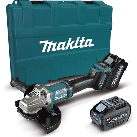 Amoladora angular Makita Batería GA038GT201 de 40 V y 5 Ah