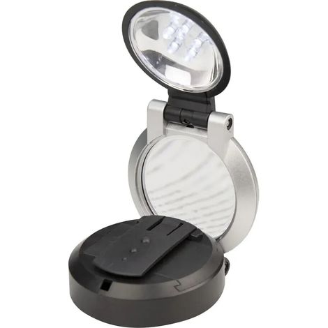 3-fach vergrößernde Taschenlupe, faltbar und mit LED-Beleuchtung, für Reparaturen