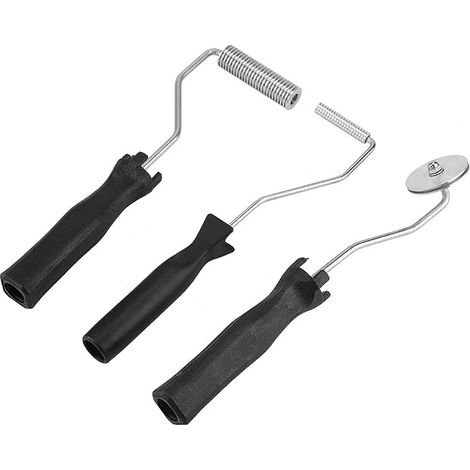 Resina per Tapete Rouleau de Stratification à Bulles en Alliage d'aluminium Ss, Poignée ABS pour le Travail de la Résine GRP FRP (Ensemble 3 pièces) (1/5)