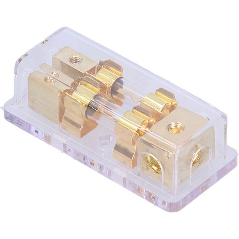 Répartiteur de puissance 1 entrée 0GA vers 2 sorties 4GA avec porte-fusible, protection électrique pour autoradio et système audio voiture (1/5)