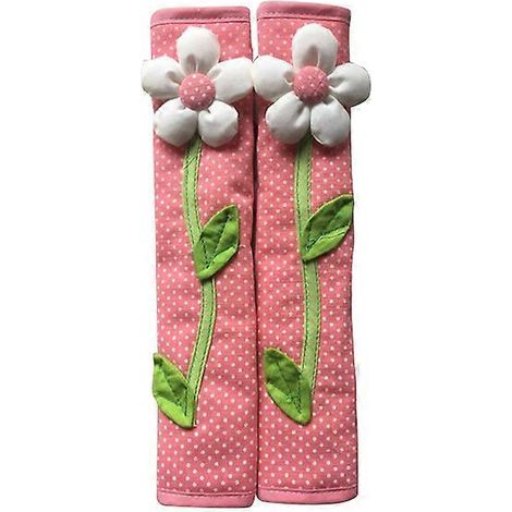 Lot de 2 gants à pois floraux pour poignées de porte/réfrigérateur, accessoires de cuisine et décoration, rose (1/5)