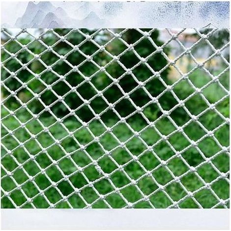 1×10m Filet de Sécurité en Filet Protection Anti-Chute Fenêtres Balcon Corde Solide Durable Empêcher Chutes (1/4)
