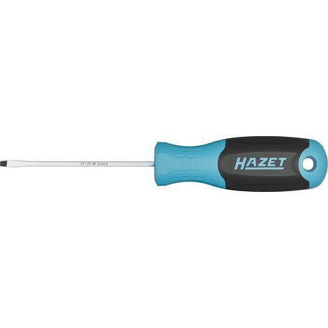 Hazet 811-25 Werkstatt Schlitz-Schraubendreher Klingenbreite: 2.5 mm Klingenlänge: 75 mm (1/5)
