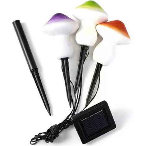 Guirlande lumineuse LED en forme de champignon pour jardin et pelouse, décoration extérieure (1/5)