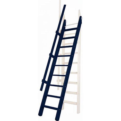 Scala per soppalco MSP : 59cm - Colore :Blu notte (RAL 5022) - MSP/R5022