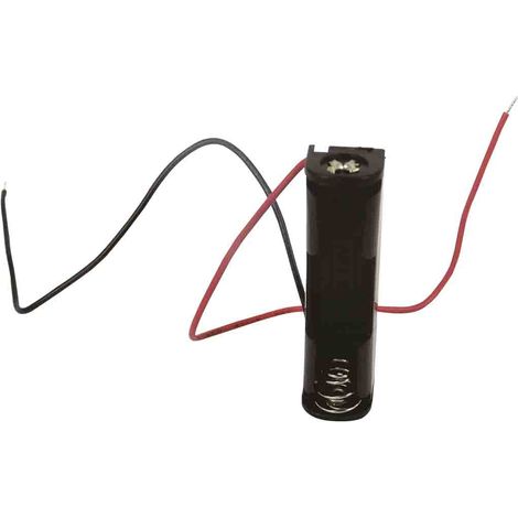 Porte-pile 1 x RS PRO AAA, raccordement Fils ( Prix pour 1 )