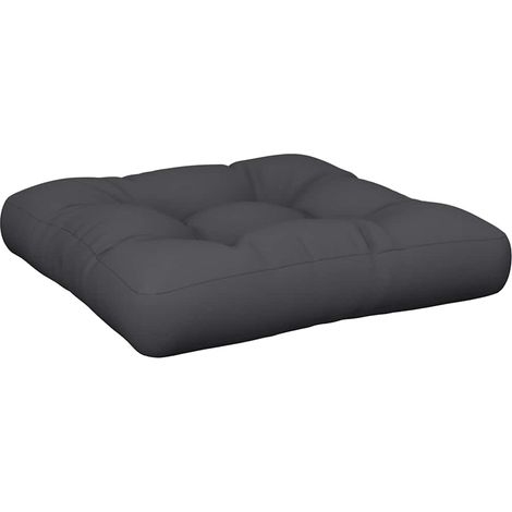 Maison Exclusive - Coussin de palette noir 60x60x12 cm tissu