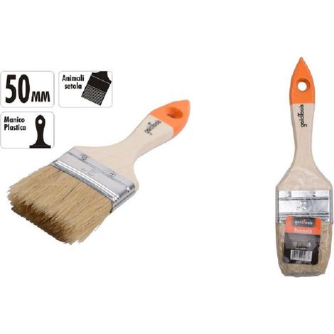 Kaela - Pennello Piatto Da 2" 50 Mm Pennellessa Per Pittura Verniciare Dipingere 90263 -