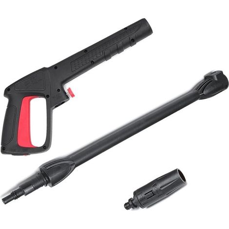 Pistolet à Eau Haute Pression pour Nettoyage de Voiture pour Bosch AQT Black & Decker Laveur à Jet à Clip 16Mpa Pistolet à Déclenchement Rapide 2350 PSI
