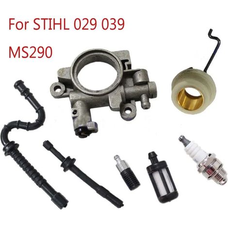 Ölpumpen-Turbinenfilterrohr-Zündkerzensatz für STIHL 029 039 MS290, Ersatz für Kettensägenteile und Zubehör der Modelle 1127 640 3200 und 1127 640 3204.