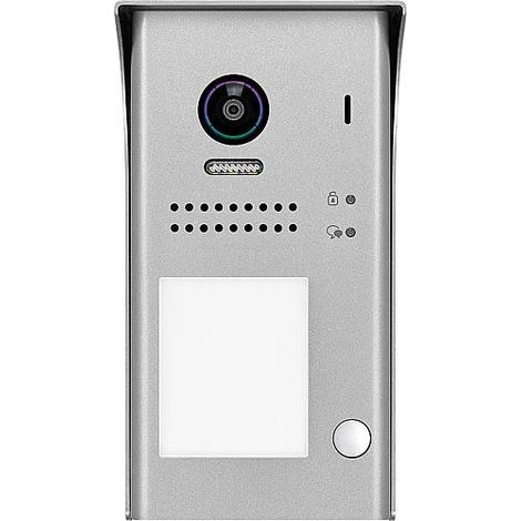 Interphone vidéo VT200 en saillie, 1x sonnette, inox lxhxp: 90x176x26 mm
