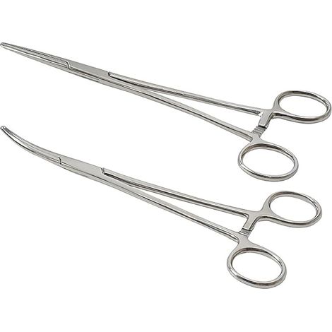 Ensemble de pinces perforées de 2 pièces, pinces autobloquantes, avec pinces de pêche à mâchoires dentées puissantes, pince multifonctionnelle de soins pour animaux de compagnie DIY (12,5 cm) (1/5)