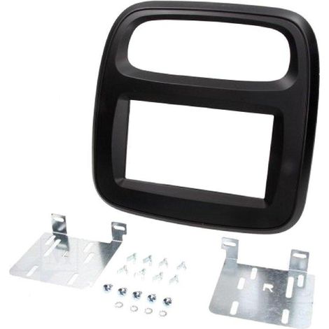 KIT 2 DIN compatible avec OPEL VIVARO RENAULT TRAFIC AP14 NOIR