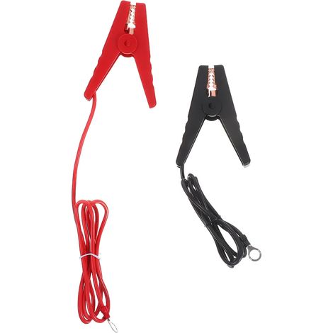 Câbles de Démarrage Cable en Cuivre 2pcs pour Fil de Clôture Électrique, Accessoires Pratiques et Polyvalents pour Jardins et Animaux (1/5)